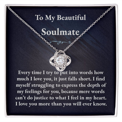 Soulmate Love Knot Necklace