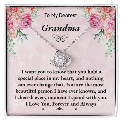 Grandma Love Knot Necklace