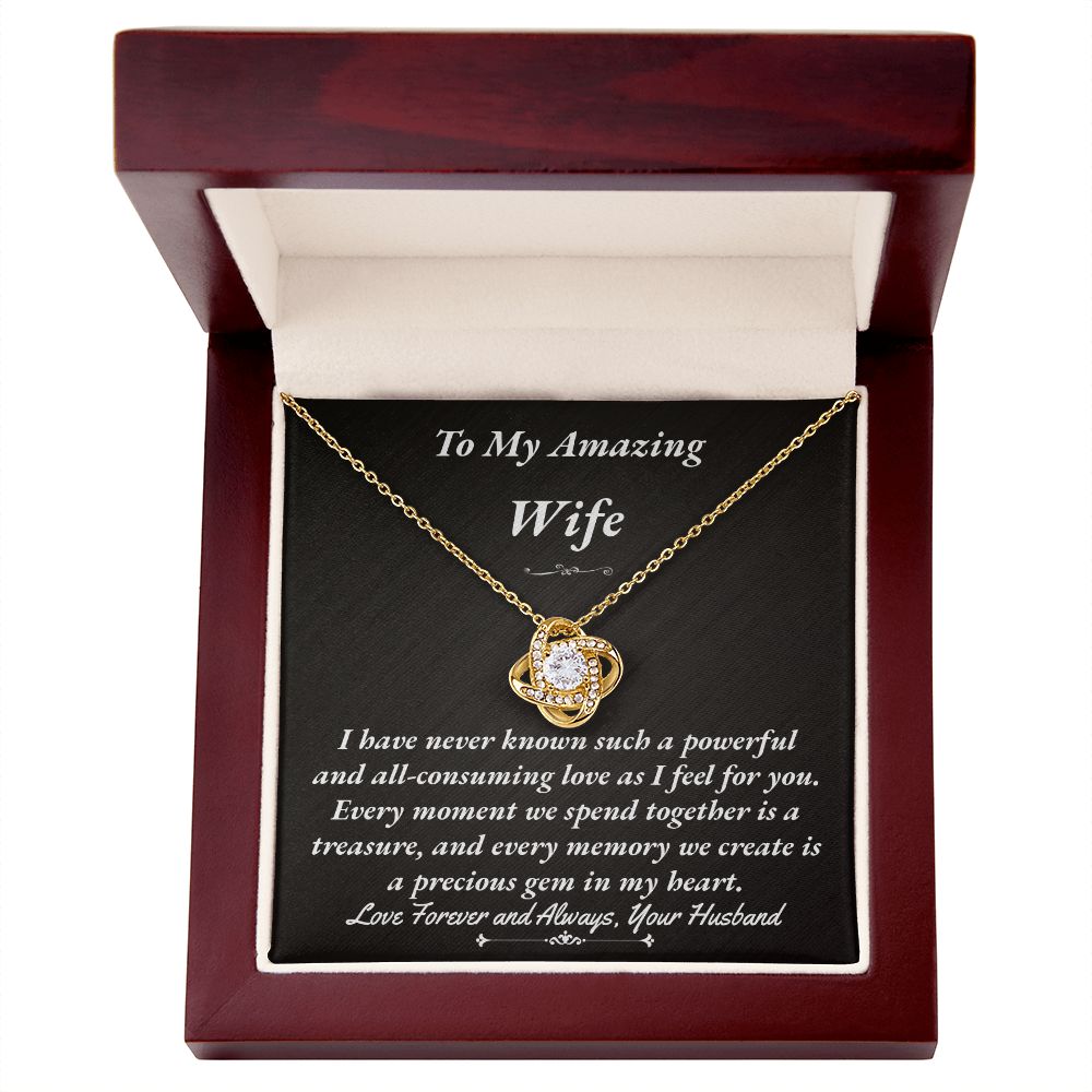 Wife Love Knot Necklace