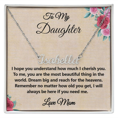 Daughter Personalized Necklace