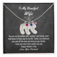 Wife Baby Feet Necklace