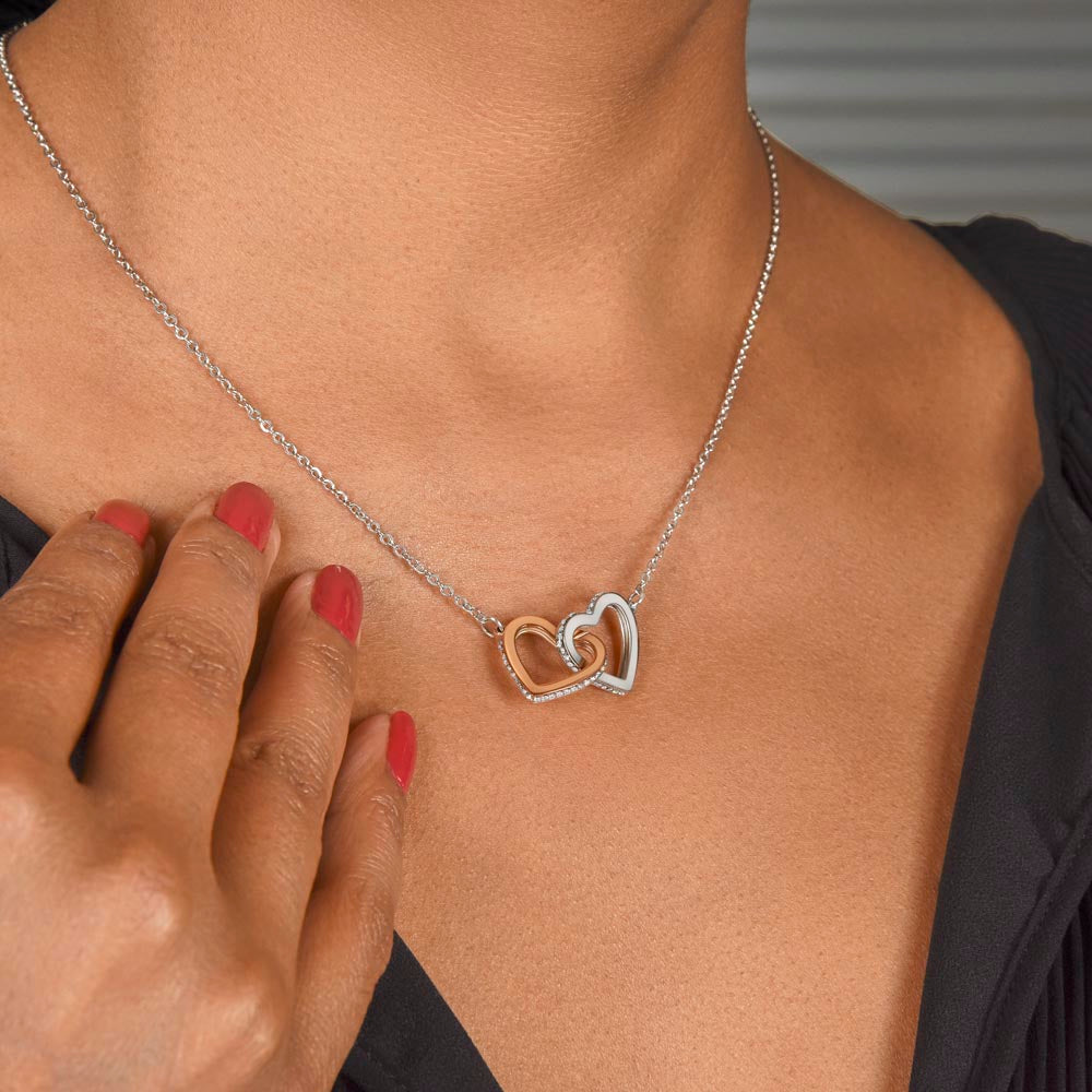 Daughter Interlocking Hearts Necklace