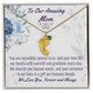 Mom Baby Feet Necklace