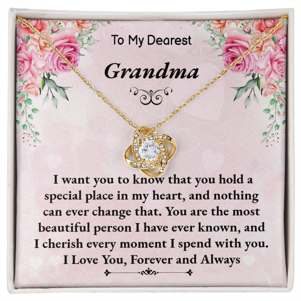 Grandma Love Knot Necklace