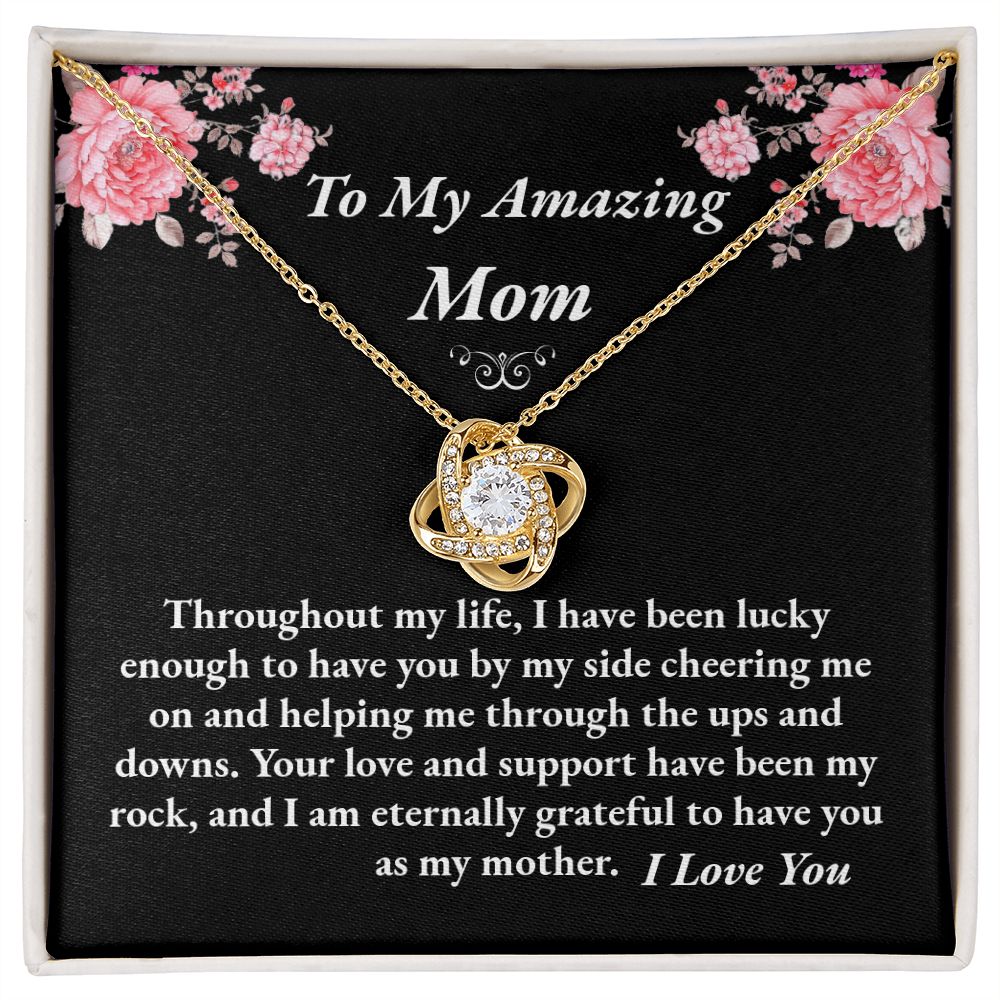 Mom Love Knot Necklace