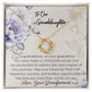 Granddaughter Love Knot Necklace