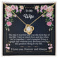 Wife Love Knot Necklace