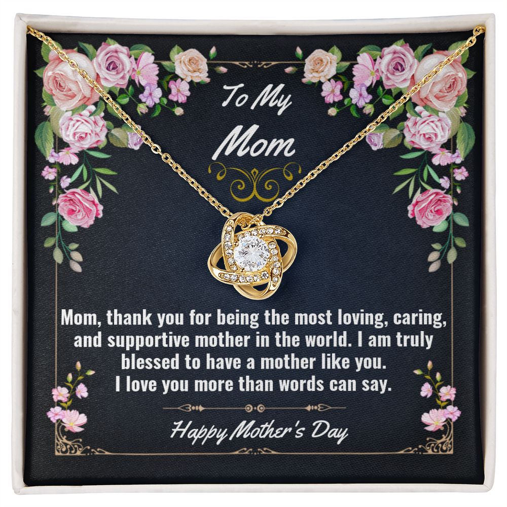 Mom Love Knot Necklace