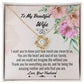 Wife Love Knot Necklace