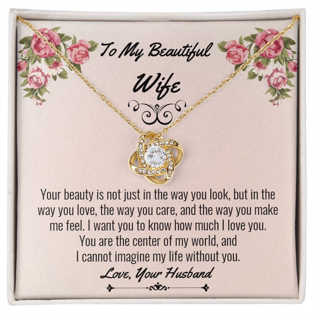 Wife Love Knot Necklace