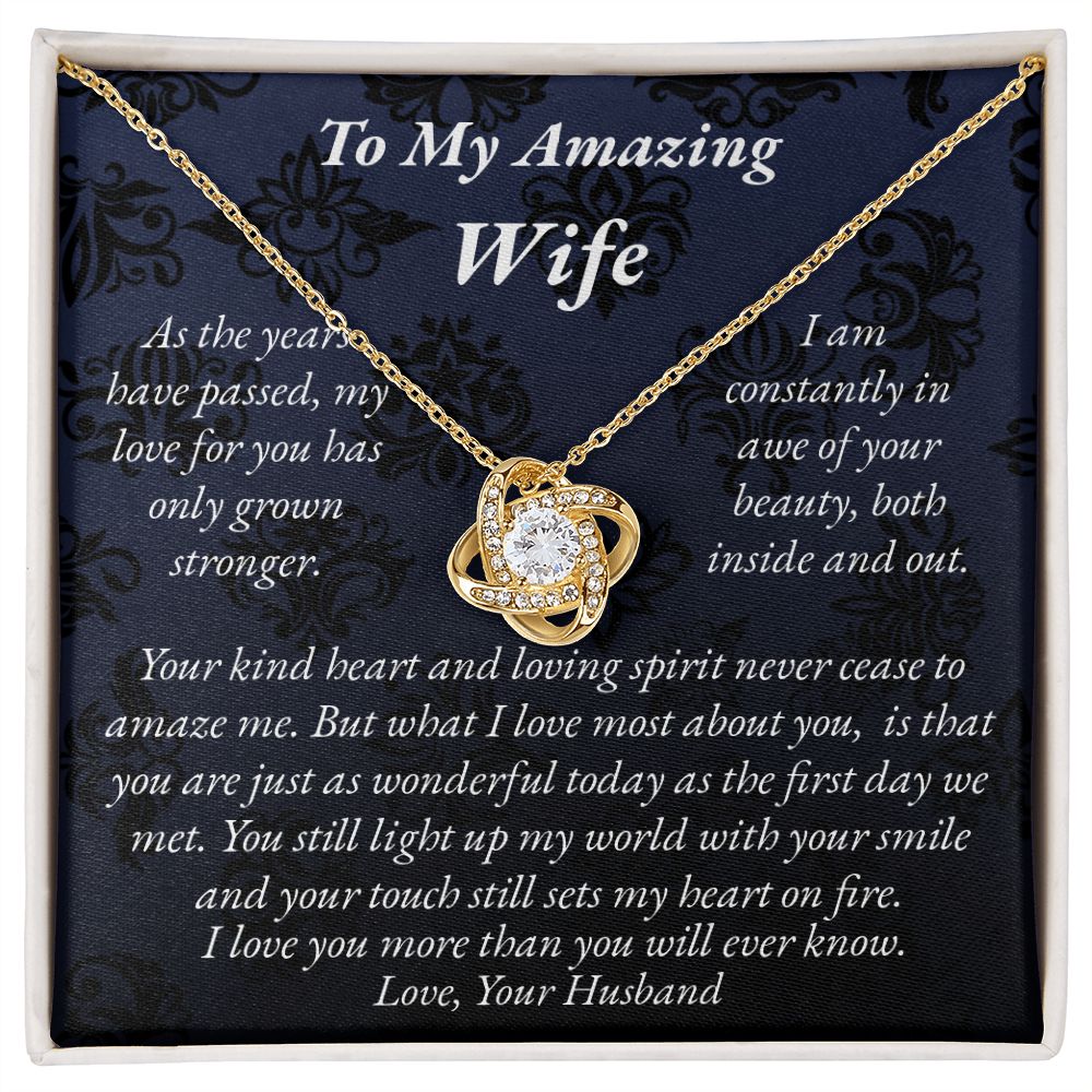 Wife Love Knot Necklace