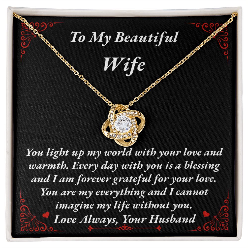 Wife Love Knot Necklace