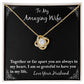 Wife Love Knot Necklace