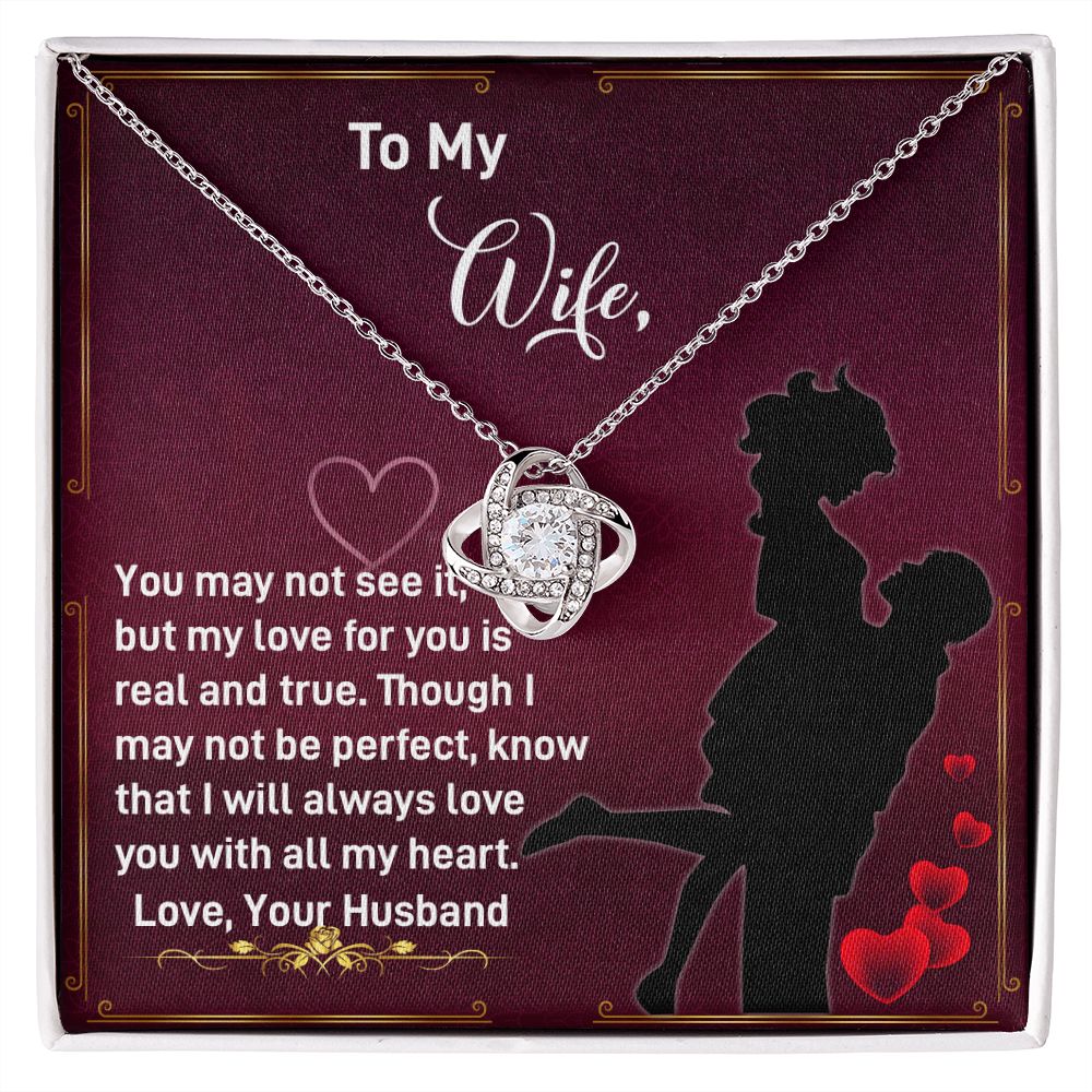 Wife Love Knot Necklace