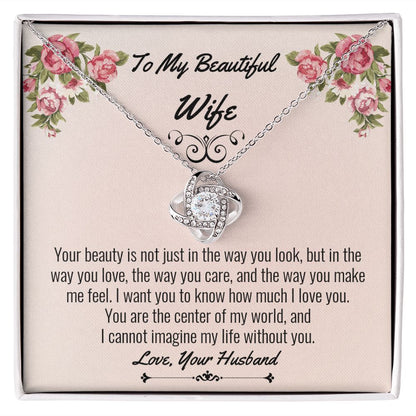 Wife Love Knot Necklace