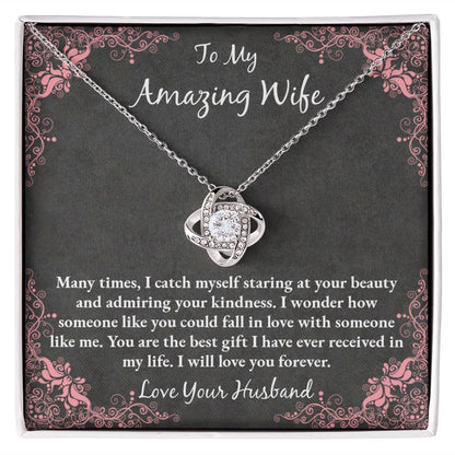 Wife Love Knot Necklace