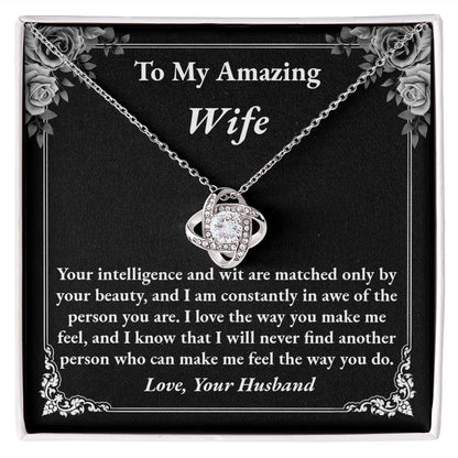 Wife Love Knot Necklace