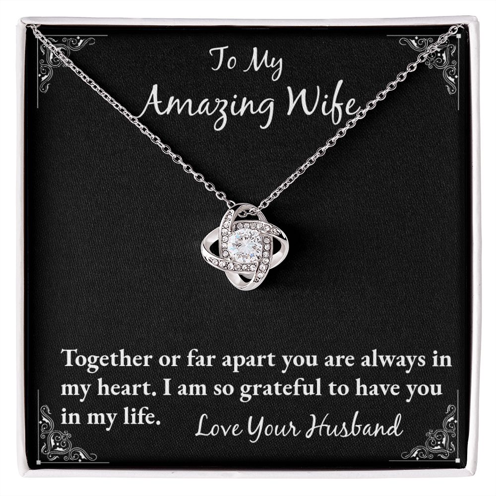 Wife Love Knot Necklace