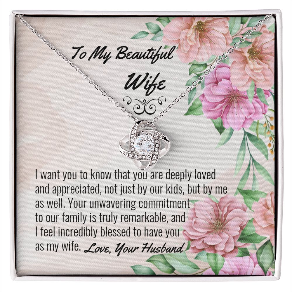 Wife Love Knot Necklace
