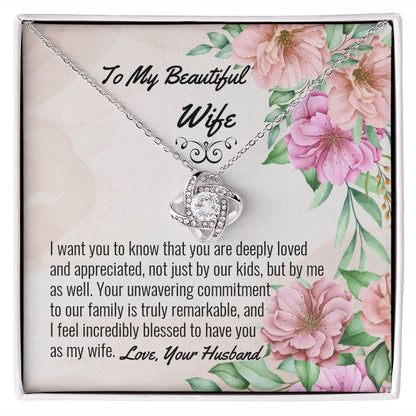 Wife Love Knot Necklace