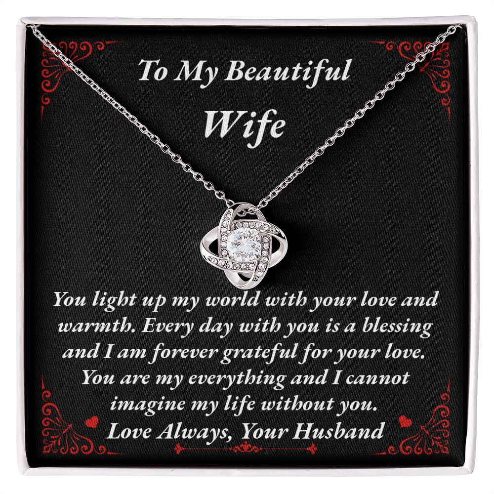 Wife Love Knot Necklace