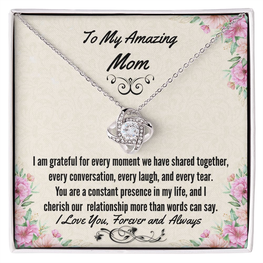 Mom Love Knot Necklace
