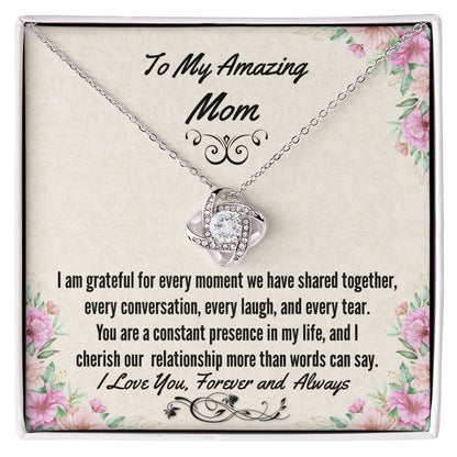 Mom Love Knot Necklace