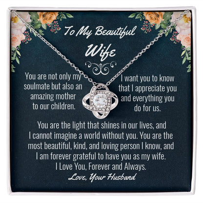 Wife Love Knot Necklace