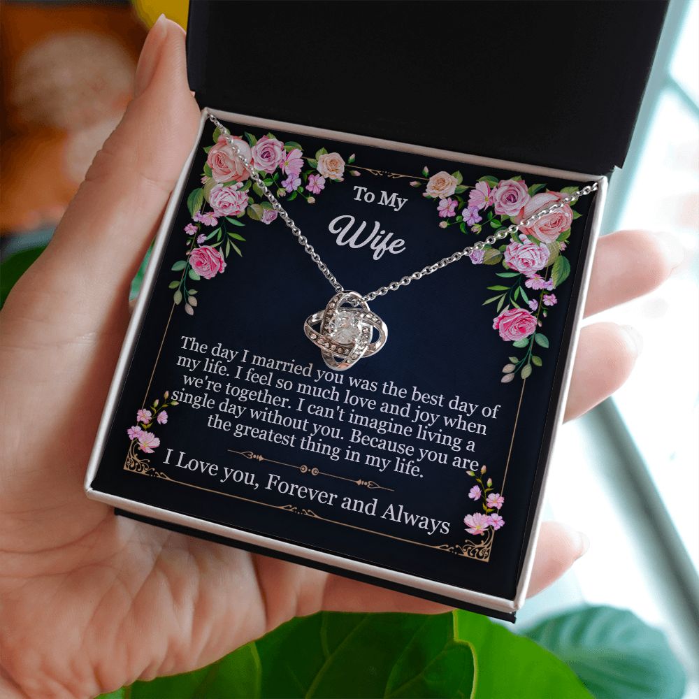 Wife Love Knot Necklace