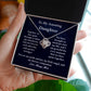 Daughter Love Knot Necklace
