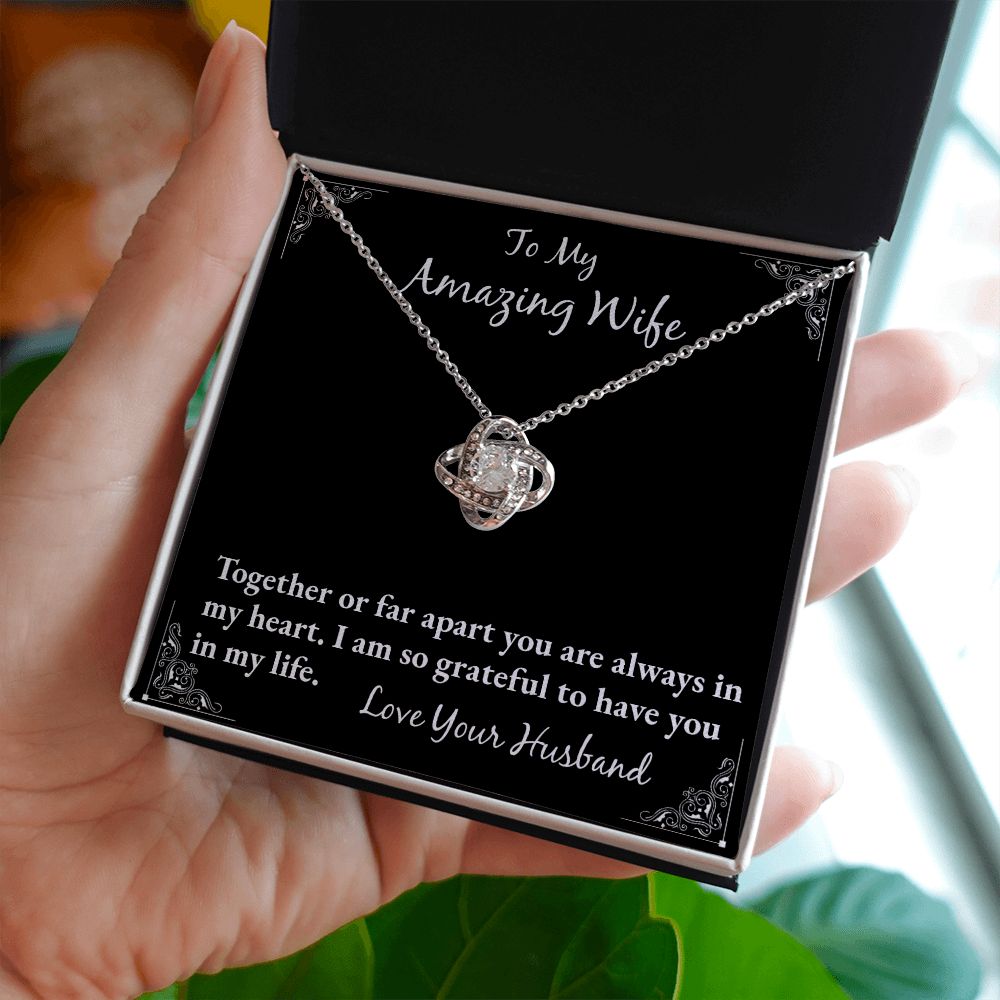 Wife Love Knot Necklace