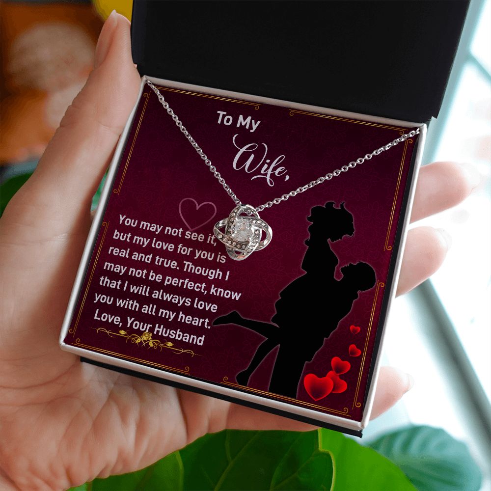 Wife Love Knot Necklace