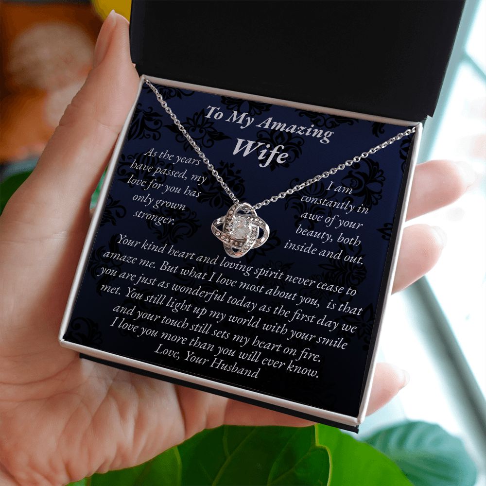 Wife Love Knot Necklace