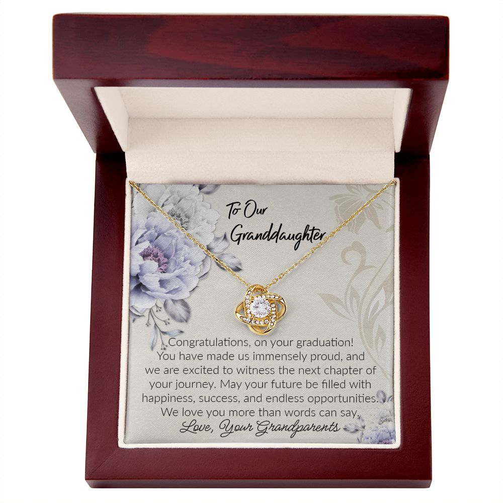 Granddaughter Love Knot Necklace
