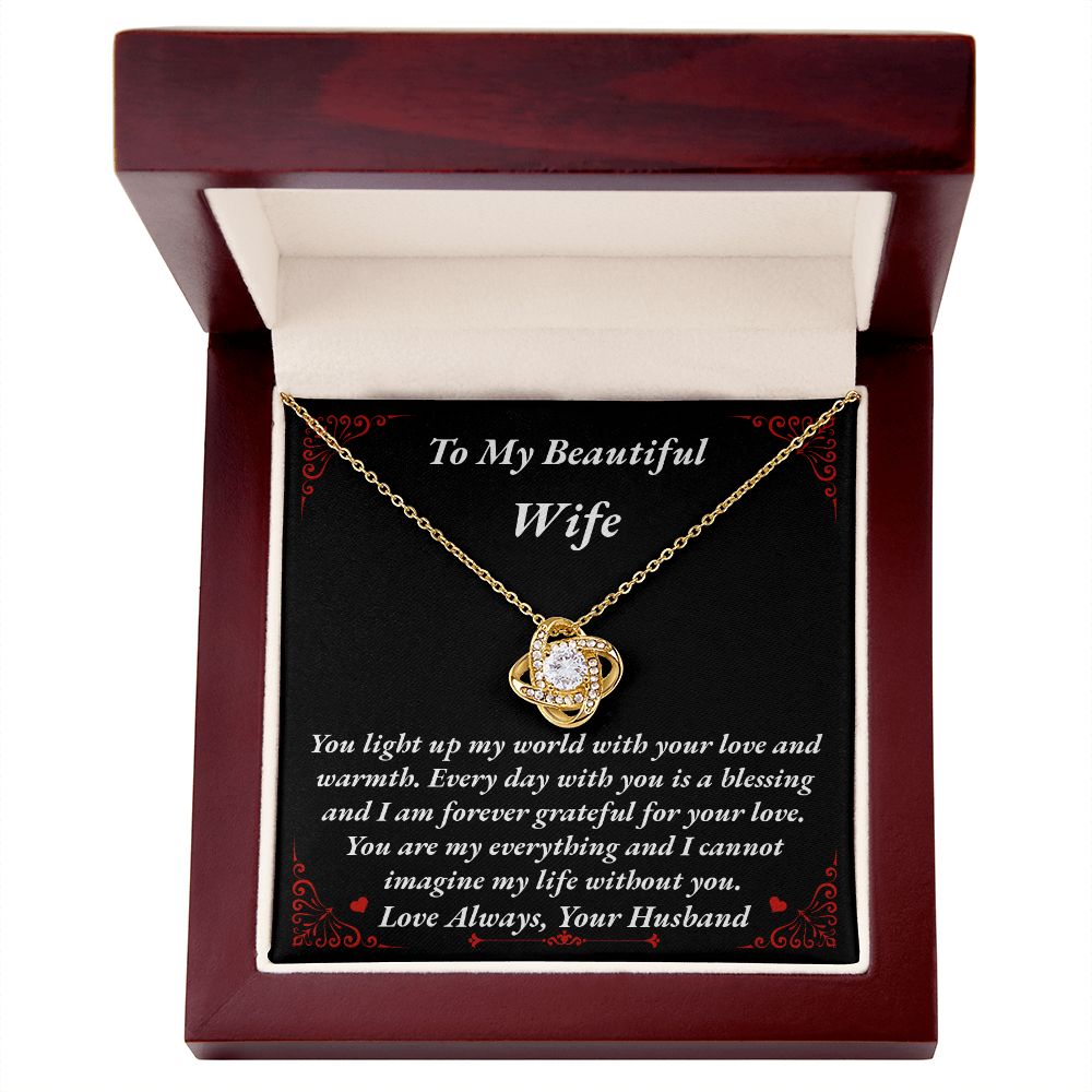 Wife Love Knot Necklace