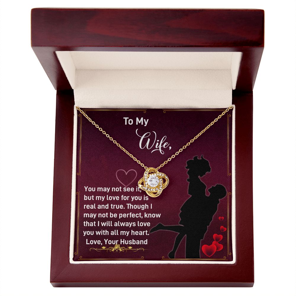 Wife Love Knot Necklace