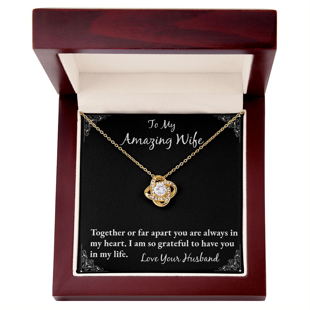 Wife Love Knot Necklace