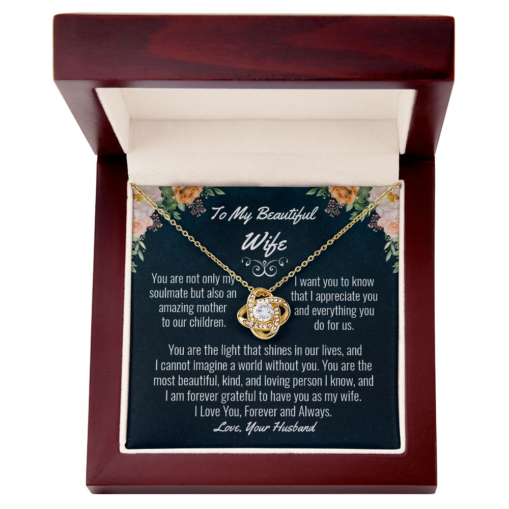 Wife Love Knot Necklace