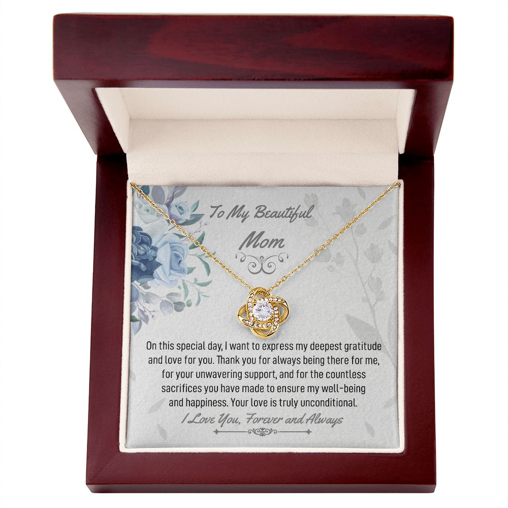 Mom Love Knot Necklace