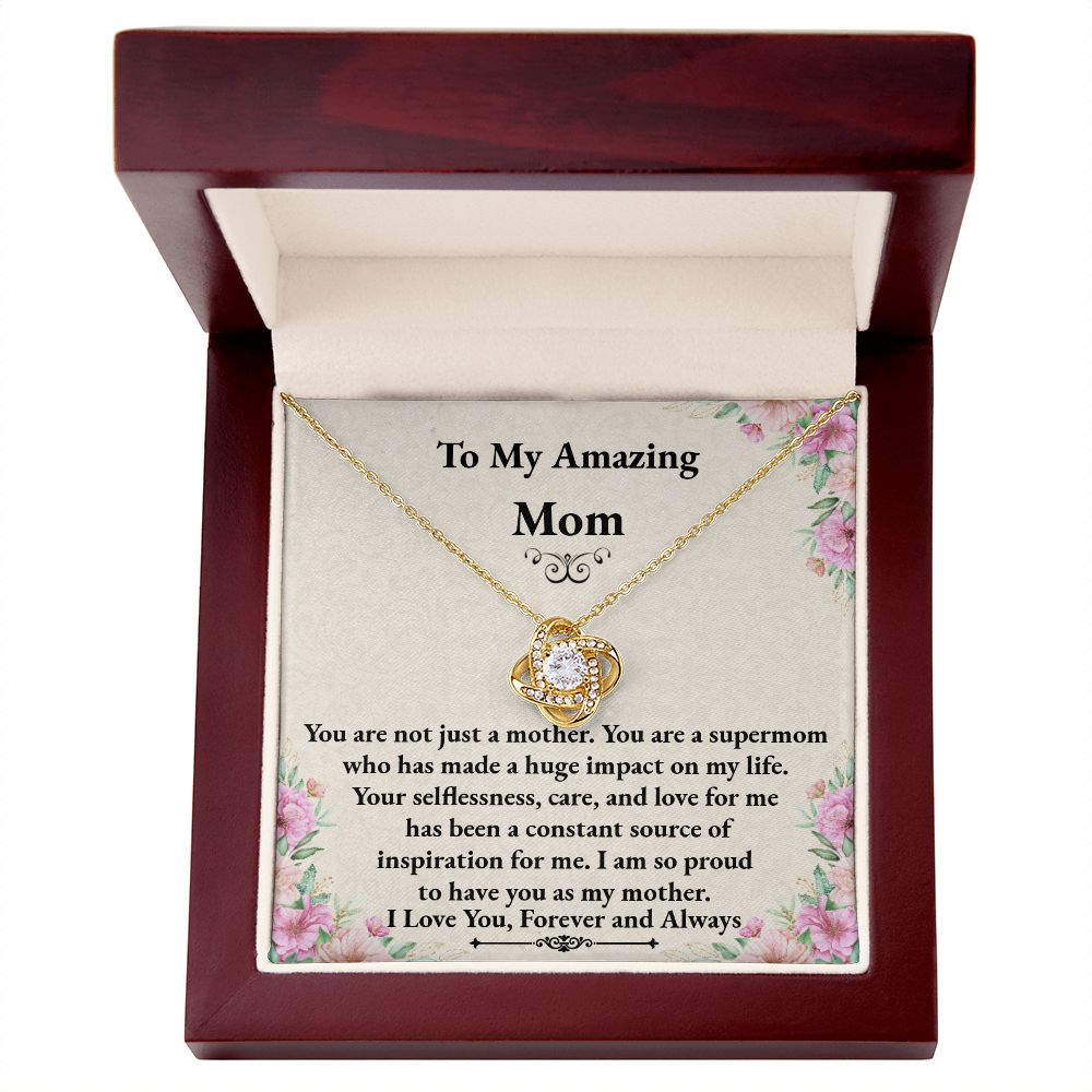 Mom Love Knot Necklace