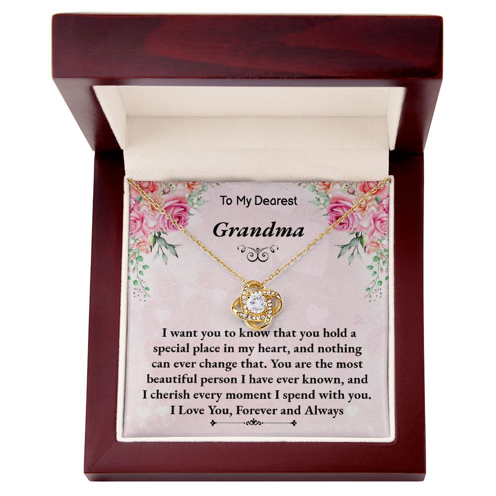 Grandma Love Knot Necklace
