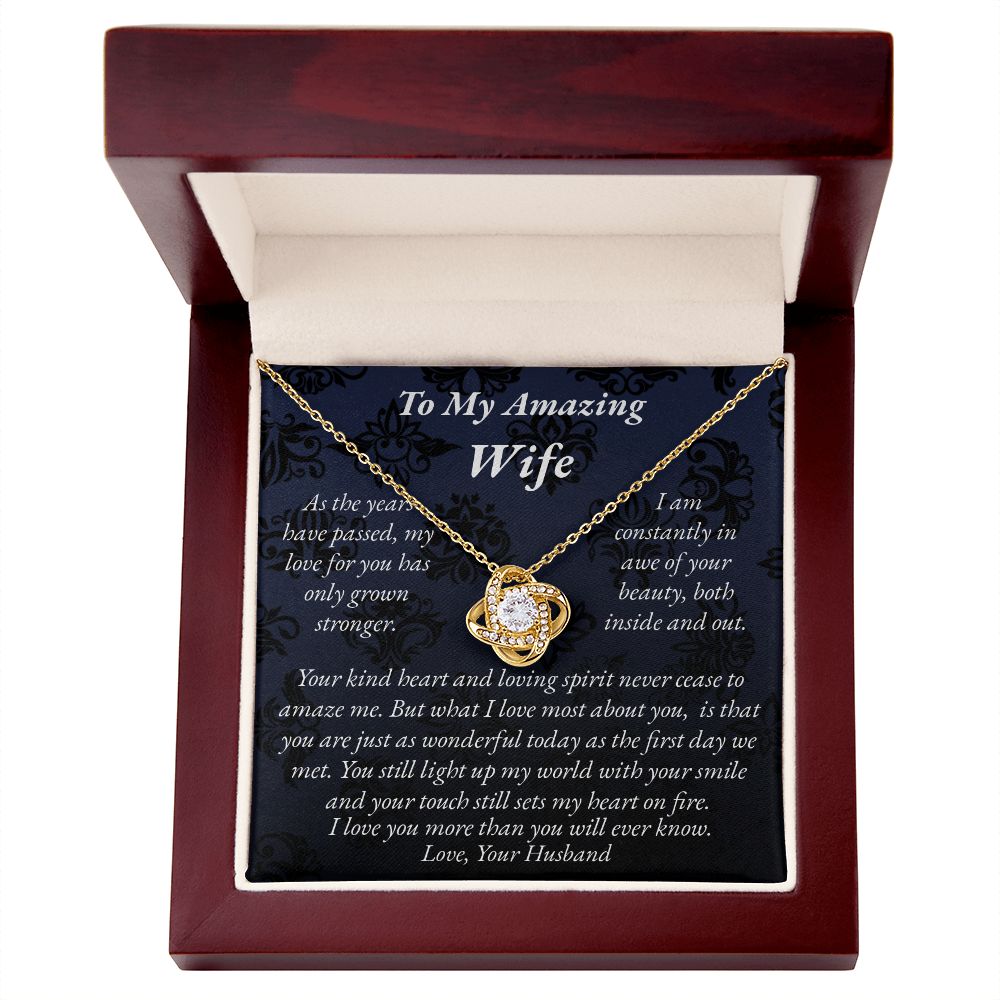 Wife Love Knot Necklace