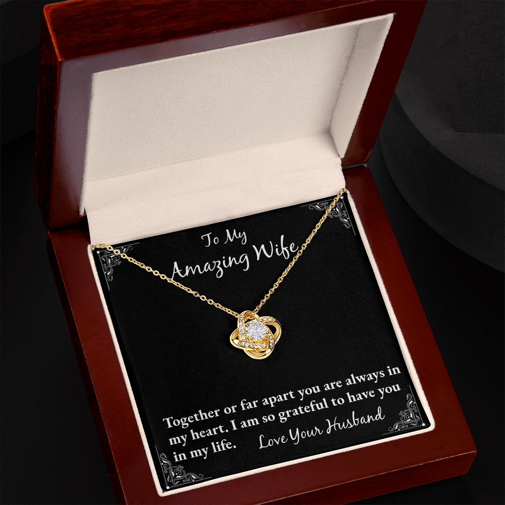 Wife Love Knot Necklace