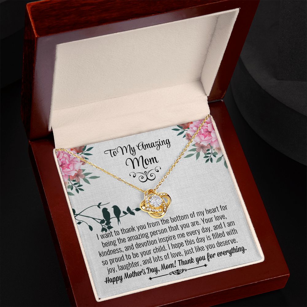 Mom Love Knot Necklace