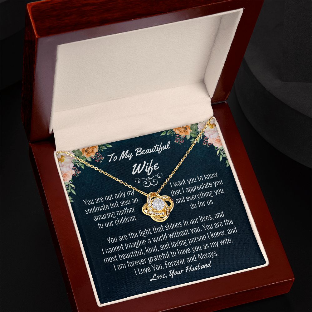 Wife Love Knot Necklace