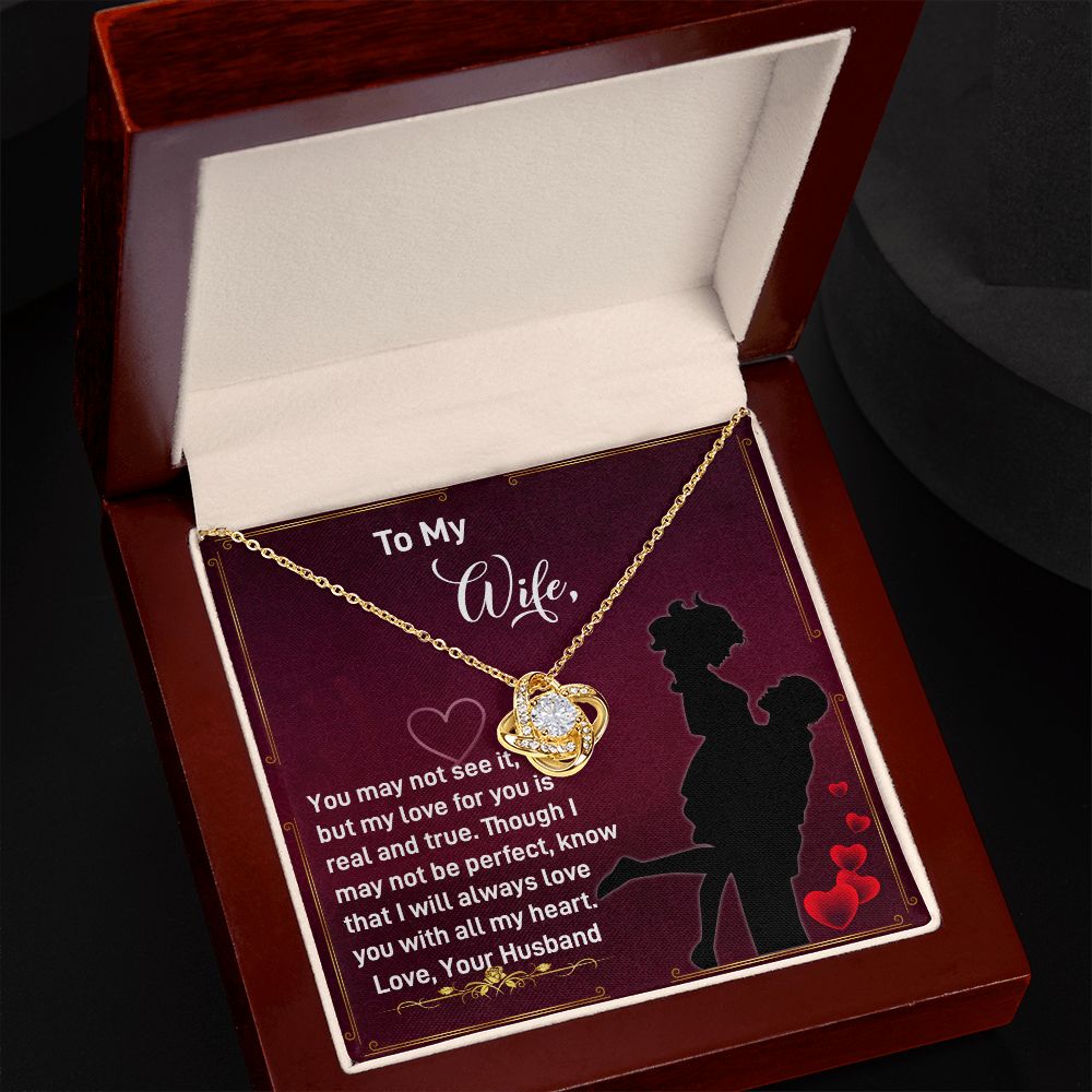 Wife Love Knot Necklace