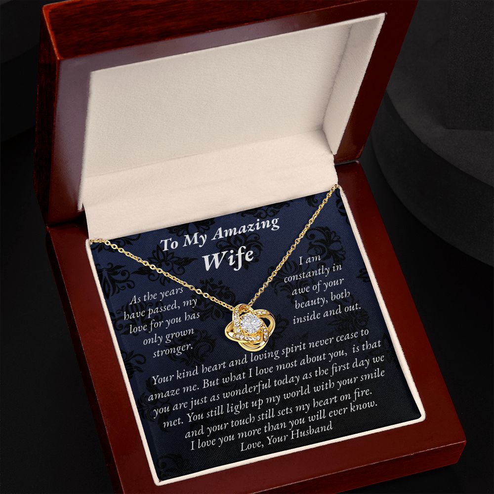 Wife Love Knot Necklace