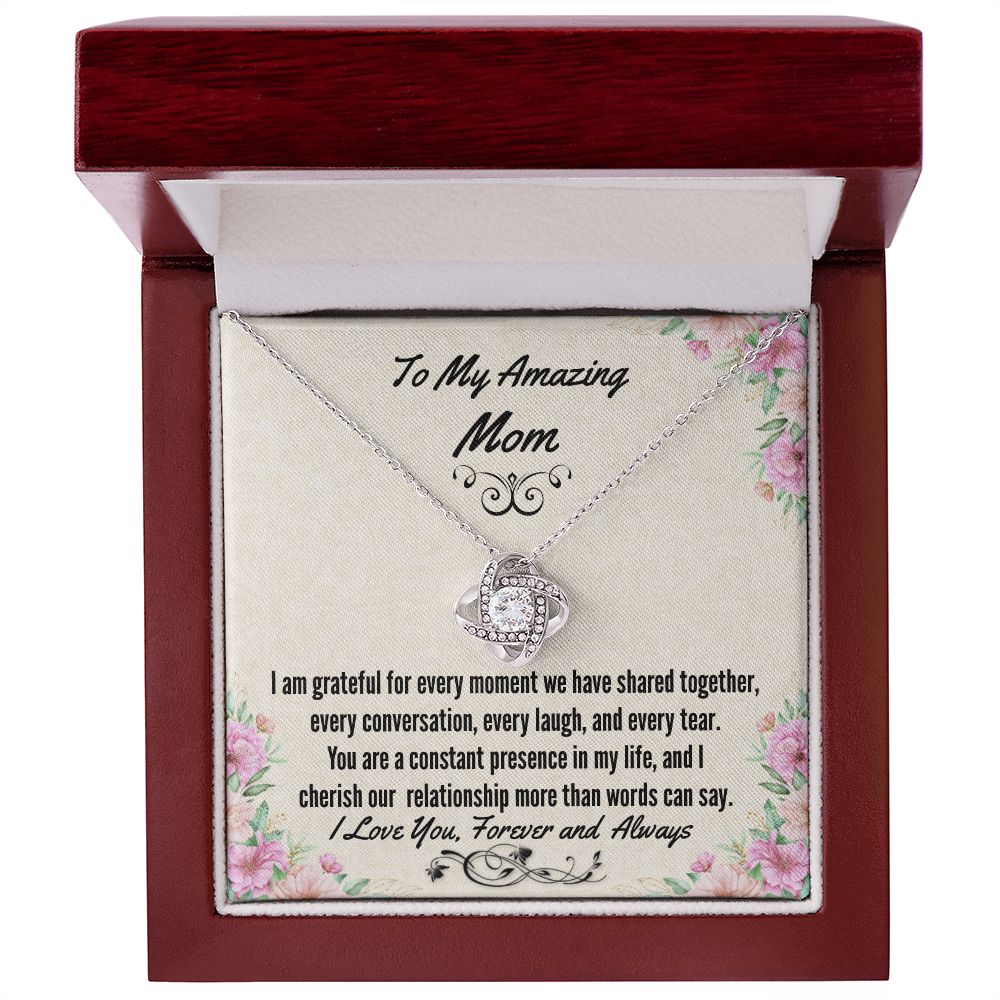 Mom Love Knot Necklace