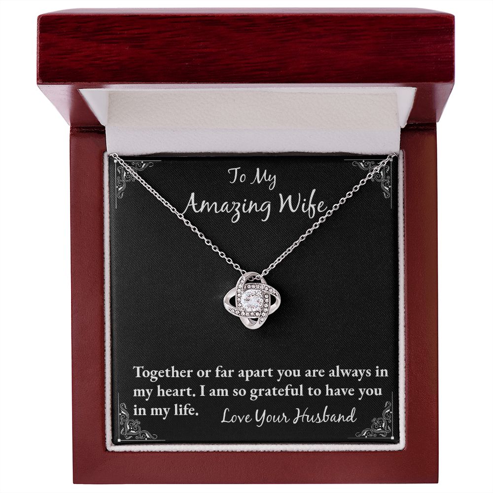 Wife Love Knot Necklace