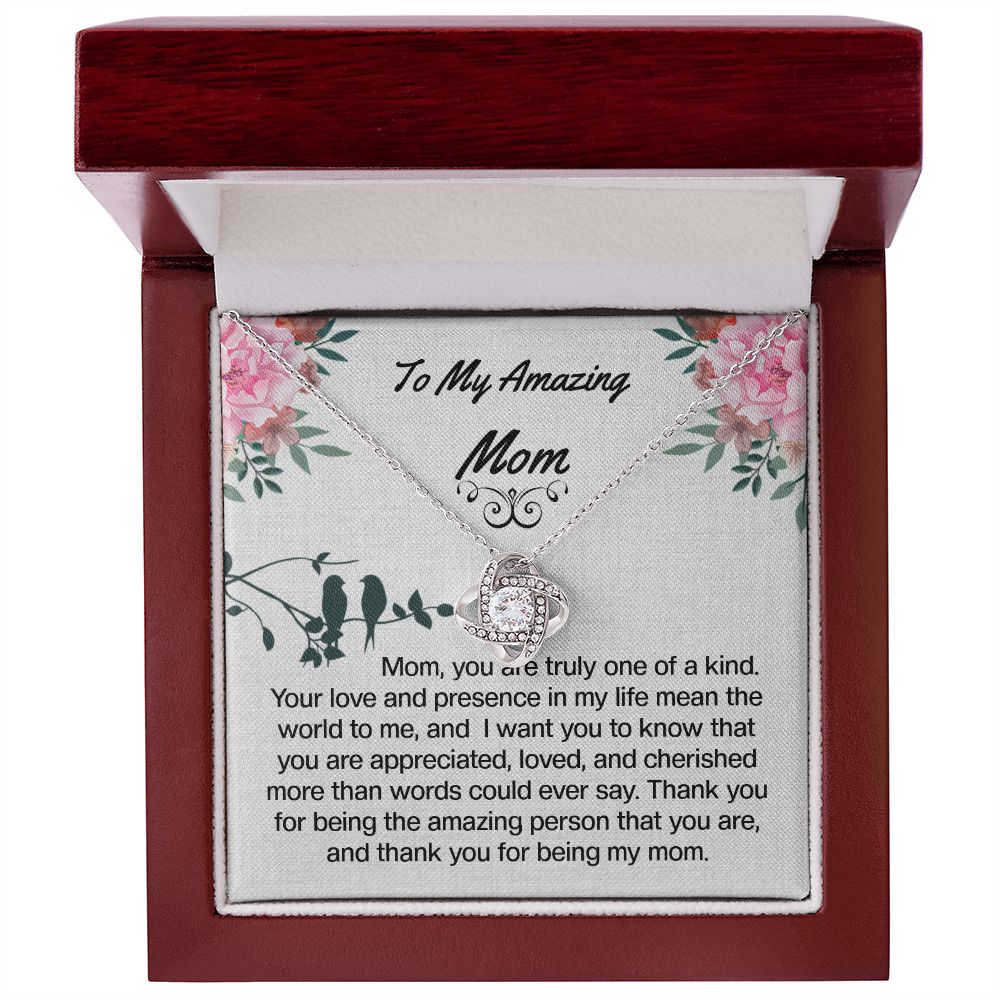 Mom Love Knot Necklace